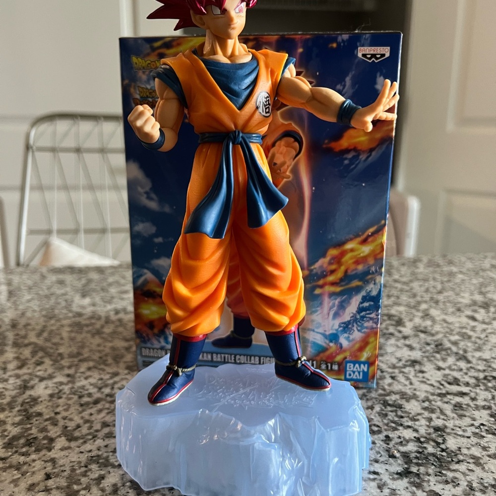 Dragon Ball Z Figure in Orange and Blue